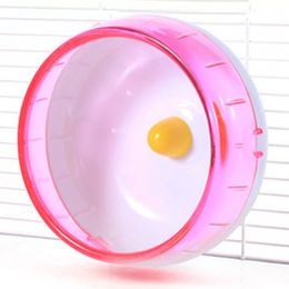 Pet Hamster Mouse Rat Exercice Silent Running Spinner Wheel Cage jouant jouet Pet Rodent Mice Jogging Ball Toy Hamster Gerbil Rat
