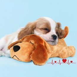 Animal de cœur Puppy Prippy Digne de formation comportementale en peluche confortable Snuggle Axieur soulagement du sommeil Doll Durable Drop Drop Ship 240328