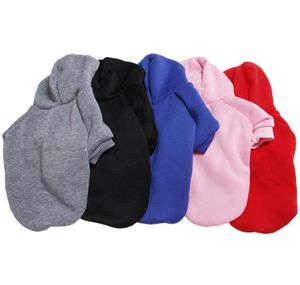 Pet à capuche Pullaire chat Cat Clots Dog Hoodie Dog039s Sweat-shirt Petstyle Dog Clothes Automne Hiver Keep Warm Pet Pet Clothing1559987