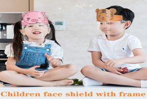 Huisdierkinderen cartoon gezichtsschild met bril veiligheid chidren beschermend masker volledig gezicht antifog isolatiemasker splashdichte vizier dhb184994244
