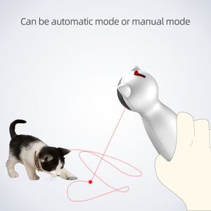 Jouet de chasse rotatif automatique électrique USB interactif automatique Laser pour animaux de compagnie pour l'entraînement à l'exercice jouets pour chat Enterta LJ201125271s