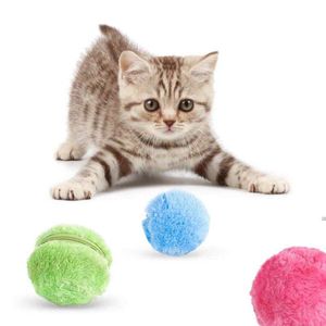 Pet Magic Roller Ball Jouets Chat Chien Boules Automatiques Mâcher Peluche Molaire Jouets Petits Chiens Formation Électrique Fournitures Interactives 210929