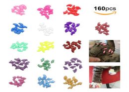 Pet Nail Caps griffes Couvercle de protection pour chat pour animal de compagnie chaton anti-grattement avec de la colle adhésive matériaux 44473358245188