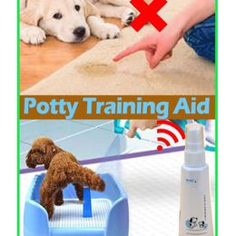 Pet Potty Aid Training Liquid Spray pour chiens chiots chats xqmg Litter House Freaming Dog Products Pet Products Home Garden 2021