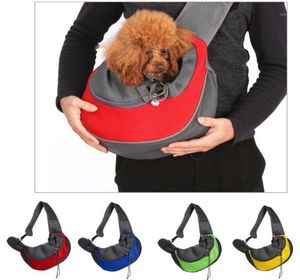 Huisdier puppydrager tas buiten reizen handtas zakje mesh enkele schoudertas sling reisschouder voor honden SL Memory Foam13241819