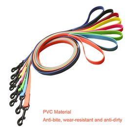 Pet PVC Soft Dog Leash Dog Walking Lead para perros pequeños, medianos y grandes, resistente al agua, duradero, antimordida, resistente al desgaste y antisuciedad 210712