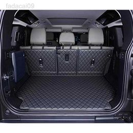Pet Seat Cover Hoge kwaliteit! Speciale kofferbakmatten Land Range Rover 110 2021 duurzame kofferbakmatten voor Defender 2022 HKD230706