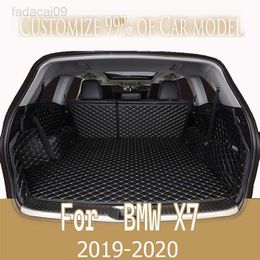 Huisdier Bekleding Lederen Auto Voor 2019 2020 Liners X7 Liner Pad BMW G07 Kofferbak Boot Mat Tapijt Staart Cargo pad M50 HKD230706