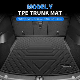 Pet Seat Cover Upgrade Car Front Rear Trunk Matten Opslag Pads Cargo Tray Voor Tesla Model Y Accessoires Stofdicht Waterdicht Protecion Kussen HKD230706