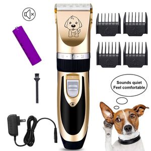 Pet Shave Clipper Hai Kit de coupe de toilettage électrique sans fil pour chien et chat à faible bruit pour tous les animaux de compagnie