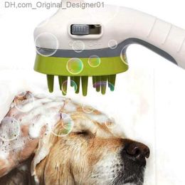 Ducha de mascota cepillo para perro gato peine de baño accesorios para el baño de mascotas rociador ducha de animal z230814