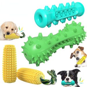 Fournitures pour animaux de compagnie Jouets à mâcher pour chien Brosse à dents Bâton de meulage des dents Son faisant des jouets pour chiens