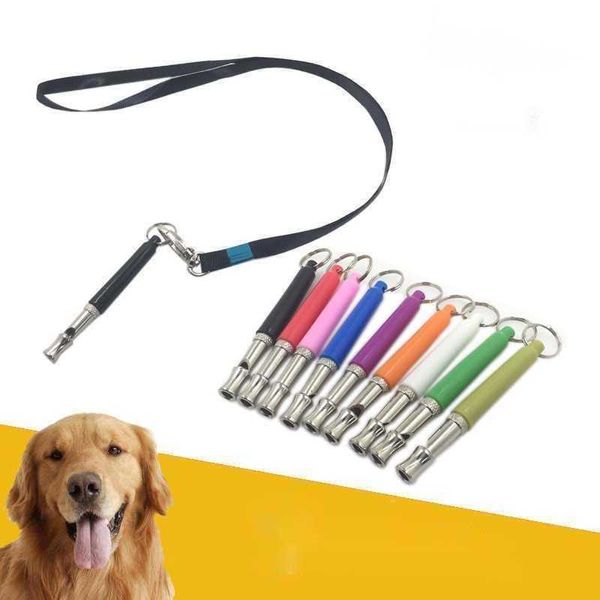 Pet Supplies Dog Toy Whistle Multicolor Ultrasonic Dogs Training Supplies Jouer à des jeux avec des animaux de compagnie à l'extérieur
