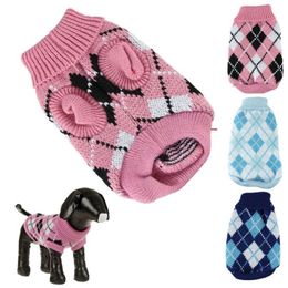 Pet Swearer nouveau pull pour animaux de compagnie qualifié pour l'automne hiver chaud tricot crochet vêtements pour chien chihuahua dachsh dig6415300V