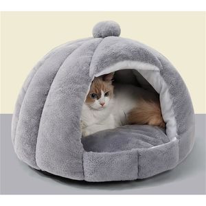 Huisdier tent kennel winter warme nest zachte ttyteps slapende mat pad hoge kwaliteit katoen kleine hond kat bed puppy huis 201223