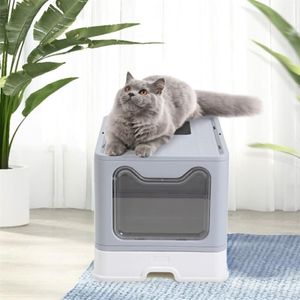 Huisdier Wc Ondersteek Anti Splash Katten Kattenbak Kat Hond Lade Met Schep Kitten Schoon Toilette Thuis Plastic Zand levert Grooming263T