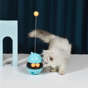 Jouets pour animaux de compagnie chat amusant gobelet mangeoire jouet pour chats chiens Puzzle tourbillonnant fuite boules de nourriture interactif chat jouer jeu jouets fournitures pour animaux de compagnie