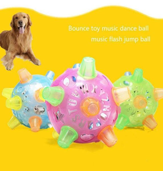 Jouets pour animaux de compagnie, balle d'activation sautante, balle interactive lumineuse avec lumières LED et jouet musical pour chiens et chats de petite, moyenne et grande taille17142005899