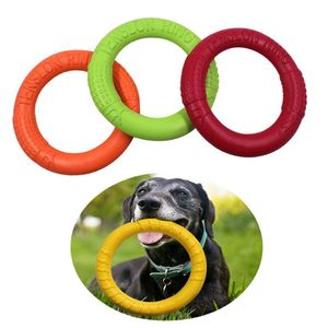 Juguetes para mascotas Pull Ring Frisbee Suministros de entrenamiento para perros