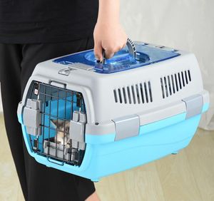 Sac de Transport pour animaux de compagnie respirant chien chat sac de Transport étui grand espace voiture Portable transportant voyage chiot Cage boîte produits pour animaux de compagnie Y11272102395