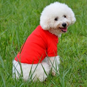 Animal Tshirt Spring Summer Chog Vêtements cool Polo Sweat-shirt Cat Sans manches en manches respirantes sur chiens mous