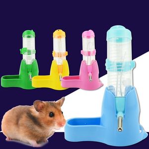 Dispensador de agua para mascotas Juego de botellas de agua para animales pequeños sin goteo. La mejor botella para mascotas pequeñas, conejito, hurón, hámster, conejillo de indias (80 ml) 665 V2