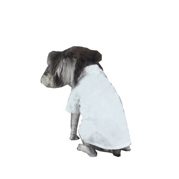 Mascota camiseta blanca ropa impresa camisas gato perro ropa Teddy Bulldog caniche cachorro ropa disfraz