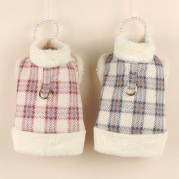 Manteau d'hiver pour animaux de compagnie Vêtements Harnais Gilet Petit Costume de chien Tenue Chat Chihuahua Yorkies Vêtements Poméranie Schnauzer Pug Veste 201201