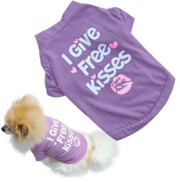 Petcircle offre spéciale animal de compagnie chiot chemise petit chien chat vêtements pour animaux de compagnie gilet t-shirt Roupa Para Cachorro chien vêtements été chien chemise XS-L