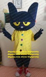 Pete Cat Mascot Costume Cartoon Adult Cartoon Charactefit Suit Family Activités spirituelles Événements sportifs CX2018