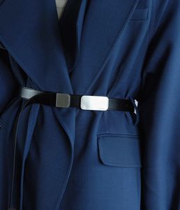 peter étendu do ceinture en métal en forme de bloc ultra simple couple futuriste accessoires LOGO