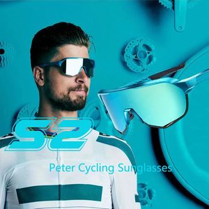 Peter extérieur sport verres à cyclistes hommes S2 Goggles Mountain Bike Eyewear Polarisé UV400 Men Lunettes de soleil 231221