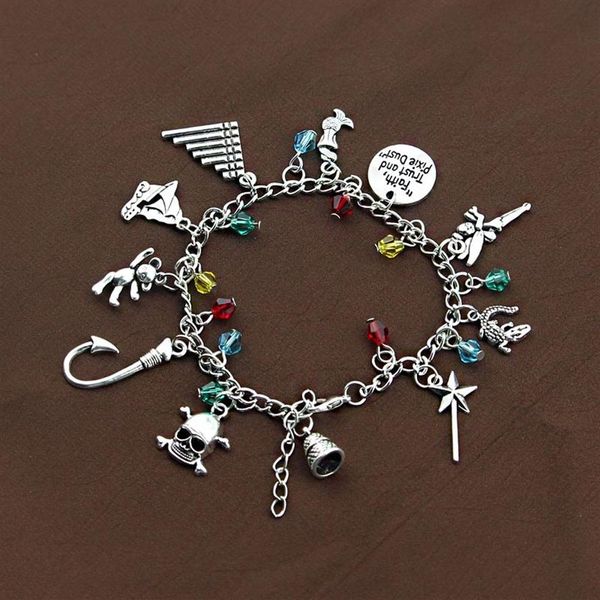 Bracelet de charme sur le thème de Peter Pan Trust Trust Pixie Dust Pipe156W