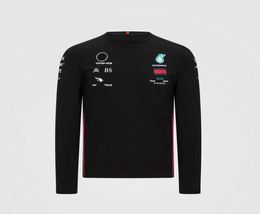 Petronas Sweatshirts T-shirts Mercedes Amg One Racing Mens Women Casual Long Mancheve T-shirt Benz Lewis Hamilton Team Work Clothes Tshirt 13E95877703