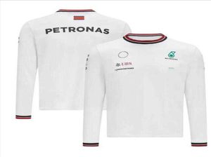 PETRONAS SUDSISTS THICHS Mercedes Amg One Racing Mens Women Camiseta de manga larga casual Benz lewis Hamilton Camiseta de trabajo de trabajo 1KCD5648102