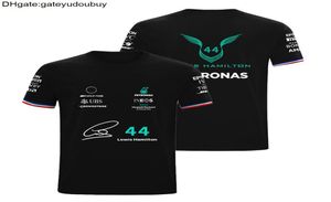 Petronas T-shirts Mercedes AMG F1 Formule One Racing Men039 Women Casual Short Sheve Tshirts Benz Lewis Hamilton Team Work C7498793