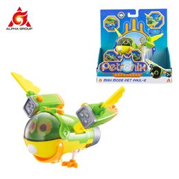 PETRONIX DEFENDERS Max Mode Pet PaulE 2IN1 TRANSFORMANT de perroquet à avion de sauvetage figurine transformant Anime enfant jouet 240119