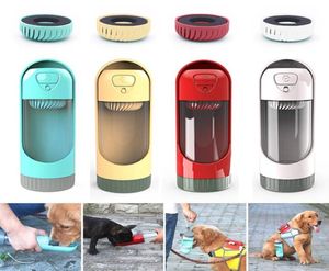 Animaux de compagnie Feeder Portable Pet Water Bottle For Small Grand Chiens Voyage Puppy Chat Bow Bowl Outdoor Dispentier Dispentier Dog Supplies5219557