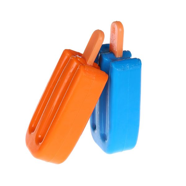 Mascotas en forma de paleta mordida juguete perros helado molar perro PVC resistencia sonido juguetes WY1326