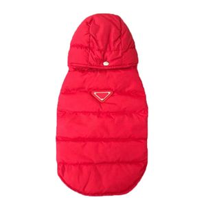 Manteau rouge pour animaux de compagnie, vêtements pour chiens, Logo triangulaire, veste pour animaux de compagnie, vêtements d'extérieur de noël, deux couleurs, 240x