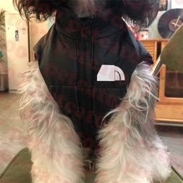 Animaux de compagnie gilets doudoune lettre broderie chien vêtements épaissir chaud manteau pour animaux de compagnie automne hiver chiens vestes noires