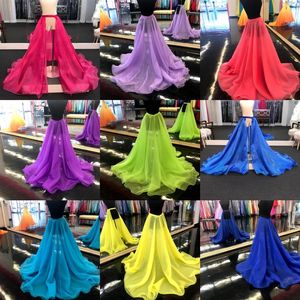 Jupons Amovible Sur Jupe Organza Overskirt Train 200 Couleurs Toute Taille Fille Dame Femmes Adulte 3 Couches De Mariée Long Train Wedd237Z