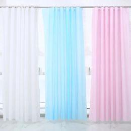 Doublure de rideau de douche PEVA rideaux de bain motif moderne rideau de salle de bain couleur unie