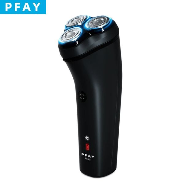 Pfay PA368 Mens Electric Shaver Razor recargable para hombres 3D Triple Blade Machine de afeitar cara Tipo-C Beard Timmer 240420