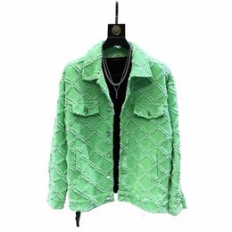pfhq 2023 Designer tendance coréen trou cassé printemps veste en jean fi élégant original hommes frit rue manteau de haute qualité n6qv #