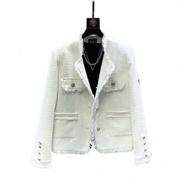 pfhq Trendy Wornout Tassel Edge Design Vestes décontractées pour hommes de haute qualité Street 2023 Spring Pad épaule originale élégante manteau 84TU #