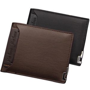 pg81 Hombres Carteras famosa marca de moda Bolsos de bolsillo diseñador de lujo hombres pu billetera de cuero monederos cortos para hombres2526