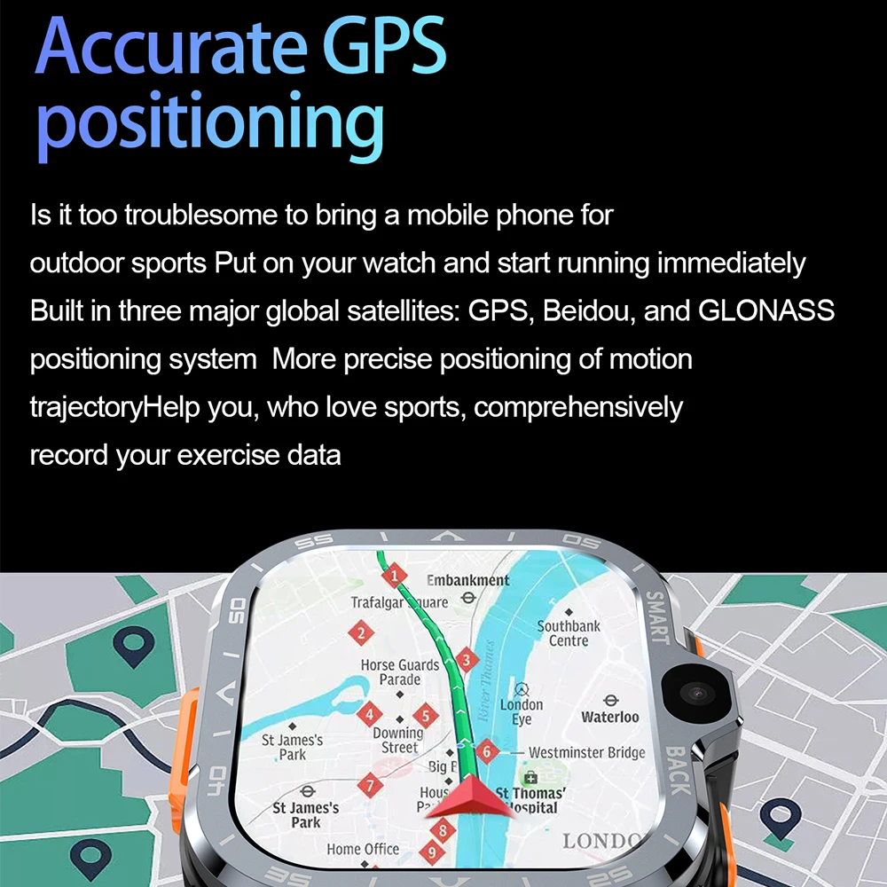 PGD 4G Smart Watch Android 8.1 OS 2.03 
