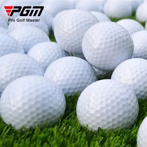 PGM Dubbellaags Golfballen Witte Standaard Blank Golfbal Golf Swing Putting Oefenbal Q003 240301