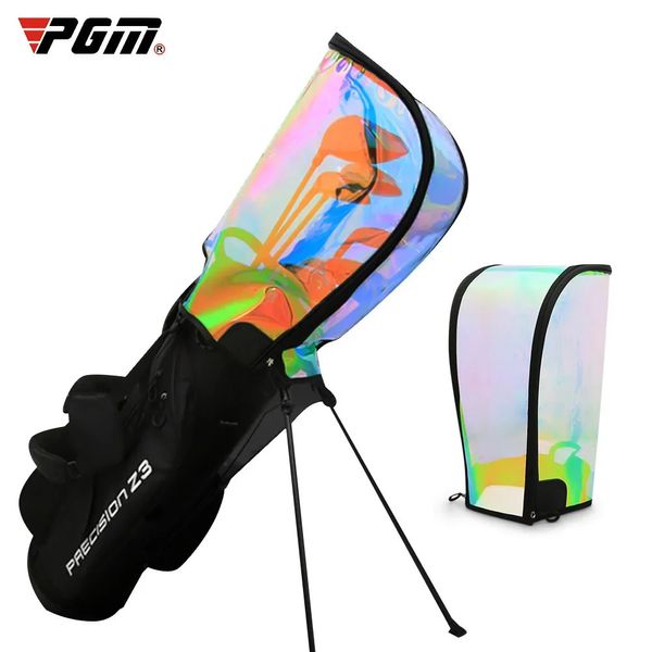 PGM sac de golf housse de pluie imperméable à l'eau Protection de capuche sacs de club légers imperméable Transparent coloré protecteur fournitures QB072 240104